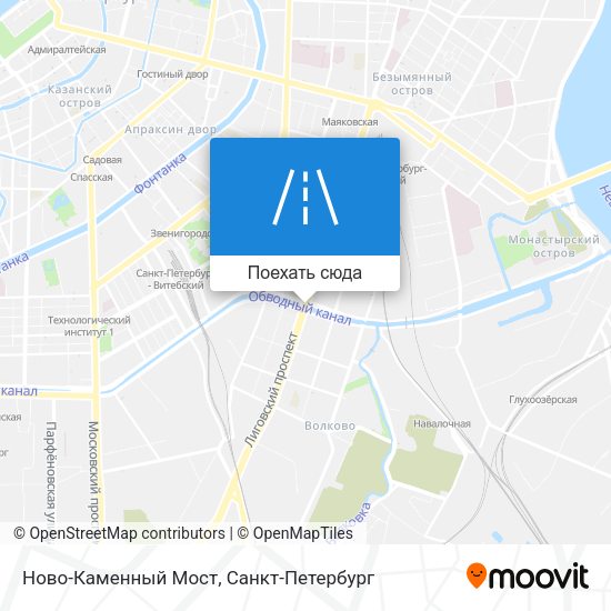 Карта Ново-Каменный Мост