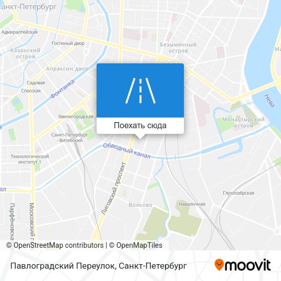 Карта Павлоградский Переулок