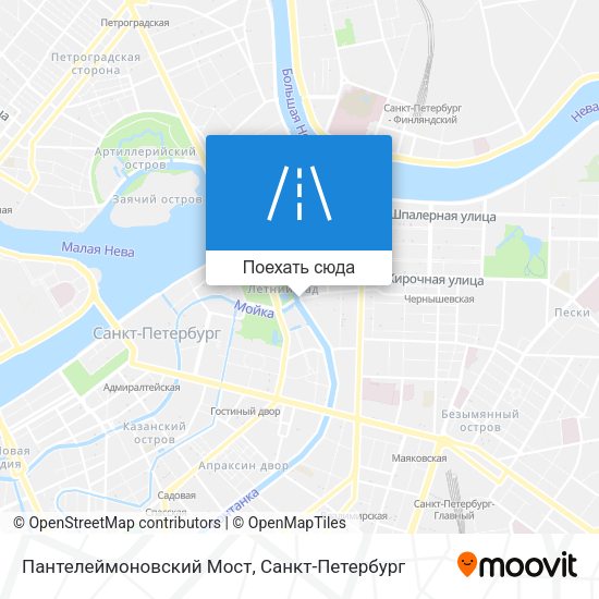 Карта Пантелеймоновский Мост