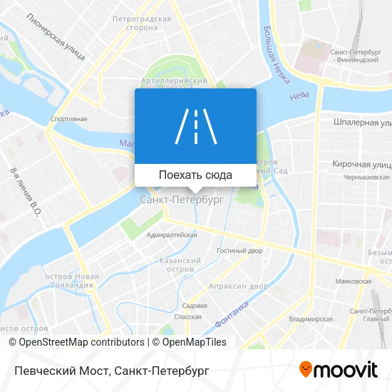 Карта Певческий Мост