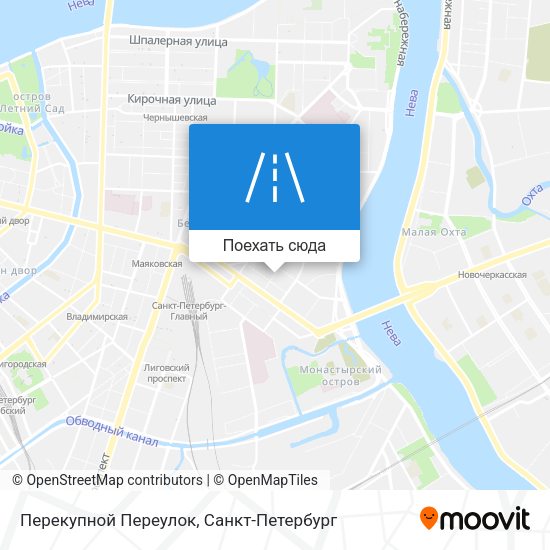 Карта Перекупной Переулок