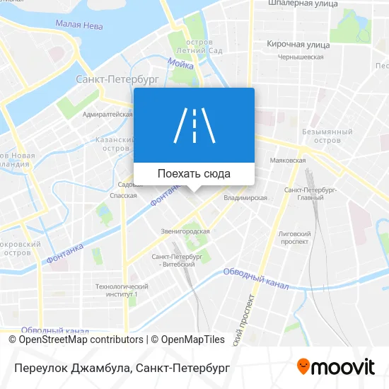 Карта Переулок Джамбула