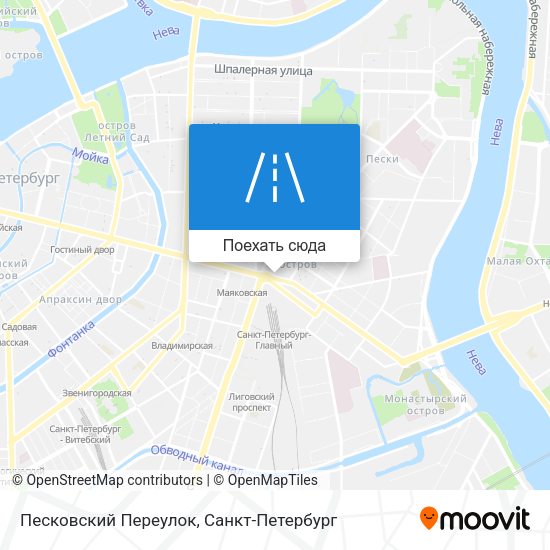 Карта Песковский Переулок