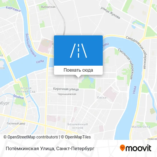 Карта Потёмкинская Улица