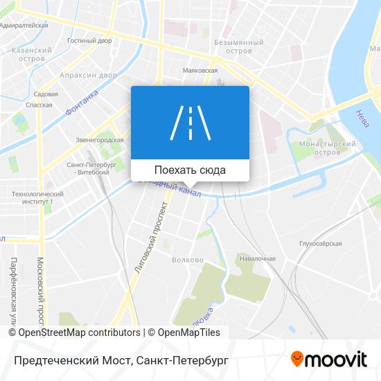 Карта Предтеченский Мост