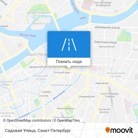 Карта Садовая Улица