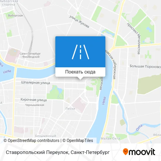 Карта Ставропольский Переулок