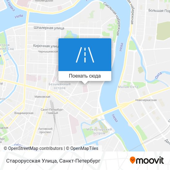 Карта Старорусская Улица
