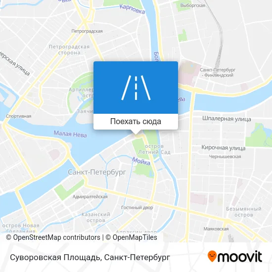 Карта Суворовская Площадь