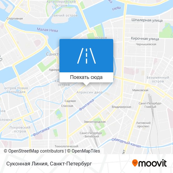 Карта Суконная Линия