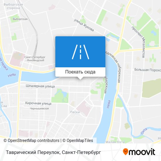 Карта Таврический Переулок