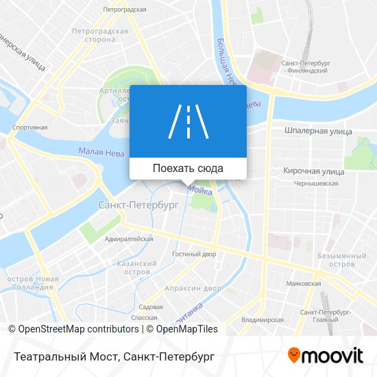 Карта Театральный Мост