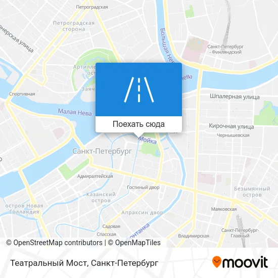 Карта Театральный Мост