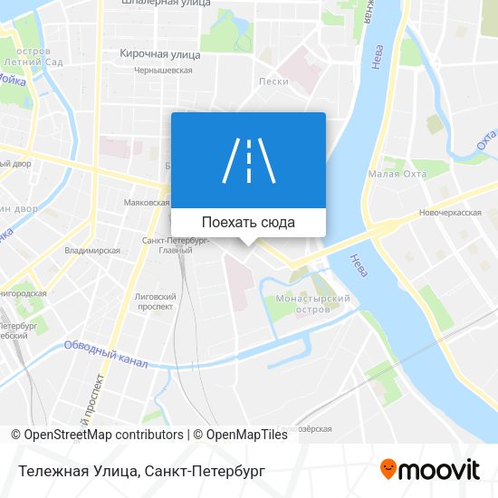 Карта Тележная Улица