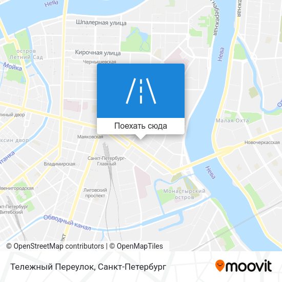 Карта Тележный Переулок