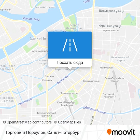 Карта Торговый Переулок