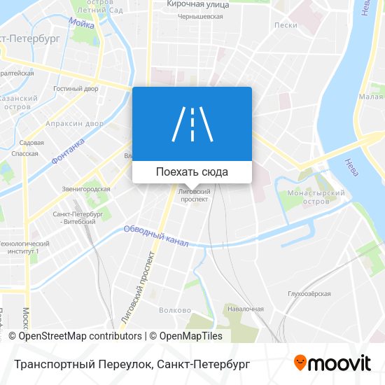 Карта Транспортный Переулок