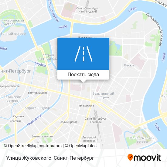 Карта Улица Жуковского