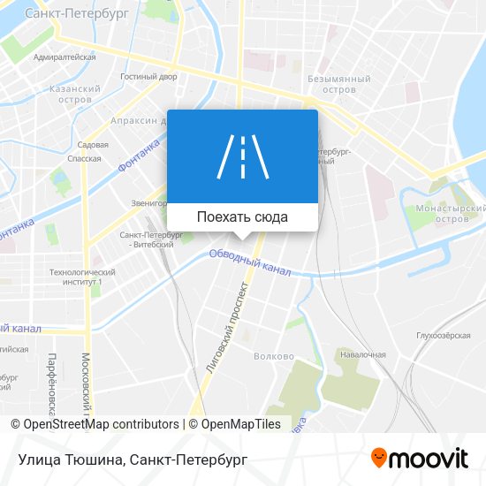 Карта Улица Тюшина