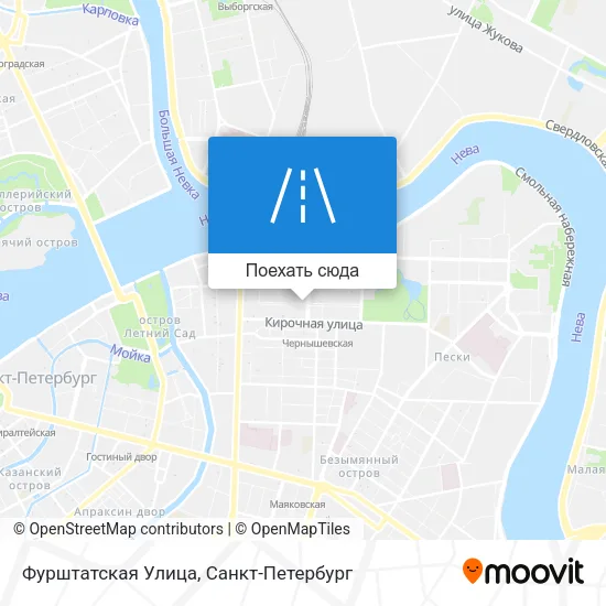 Карта Фурштатская Улица
