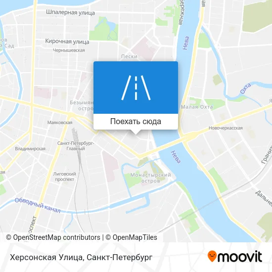 Карта Херсонская Улица