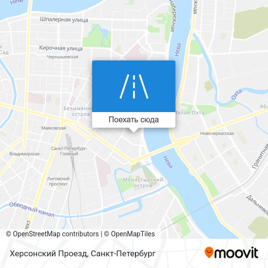 Карта Херсонский Проезд