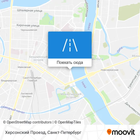 Карта Херсонский Проезд