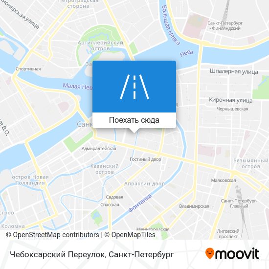 Карта Чебоксарский Переулок