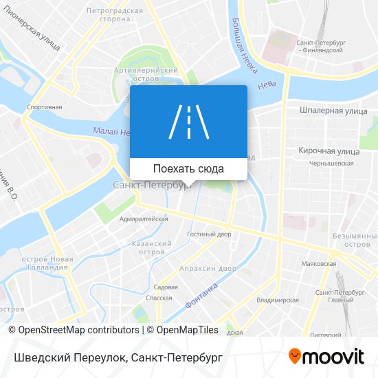 Карта Шведский Переулок