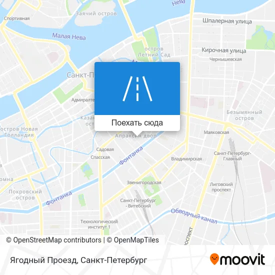 Карта Ягодный Проезд