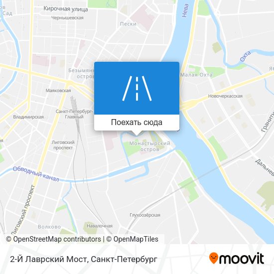 Карта 2-Й Лаврский Мост