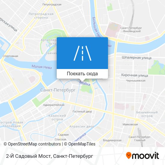 Карта 2-Й Садовый Мост