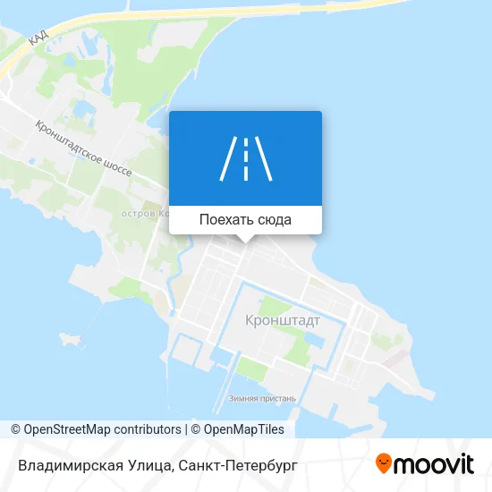 Карта Владимирская Улица