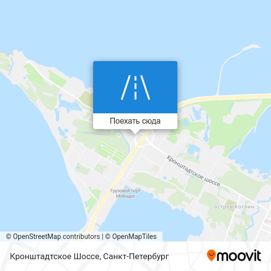 Карта Кронштадтское Шоссе
