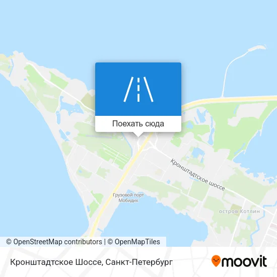 Карта Кронштадтское Шоссе