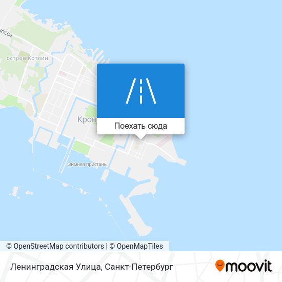 Карта Ленинградская Улица