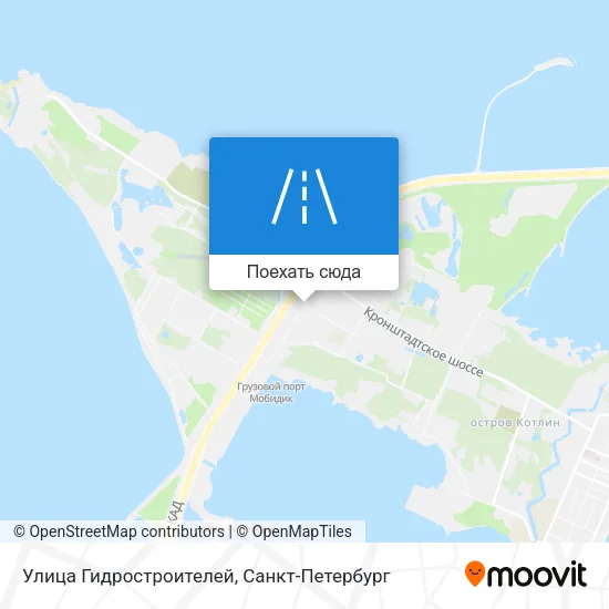 Карта Улица Гидростроителей