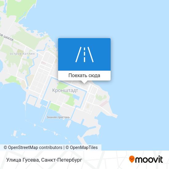 Карта Улица Гусева