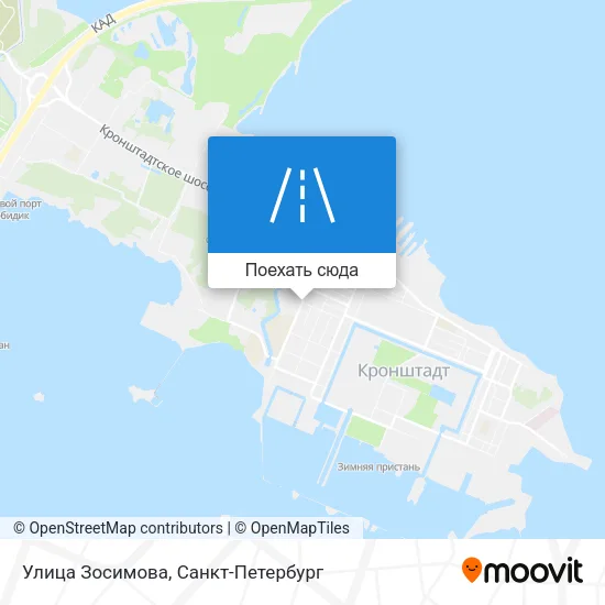 Карта Улица Зосимова