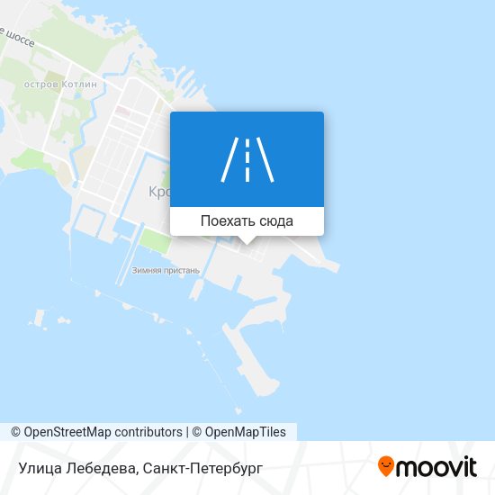 Карта Улица Лебедева