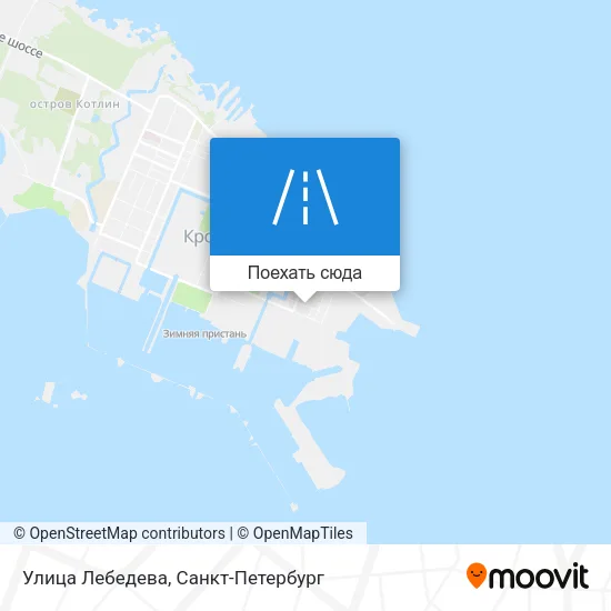 Карта Улица Лебедева