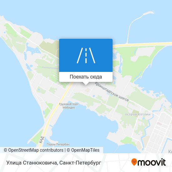 Карта Улица Станюковича