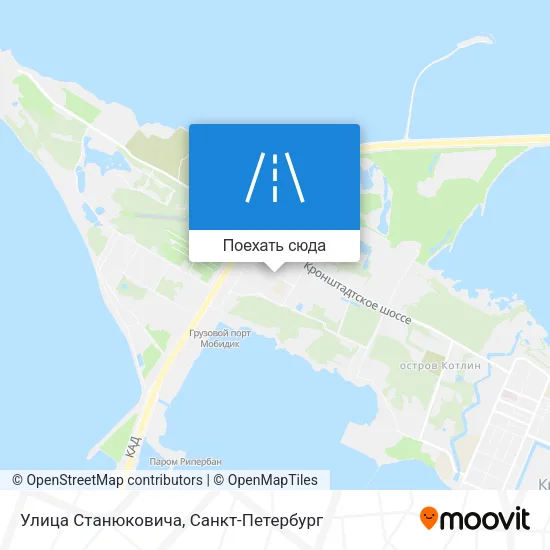 Карта Улица Станюковича