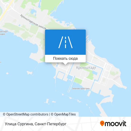 Карта Улица Сургина
