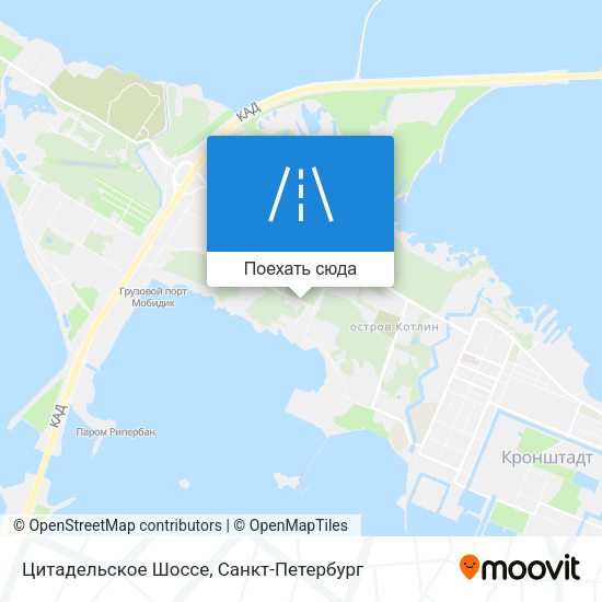 Карта Цитадельское Шоссе