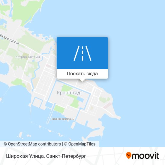 Карта Широкая Улица