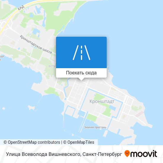 Карта Улица Всеволода Вишневского