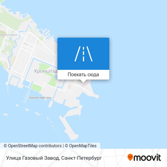 Карта Улица Газовый Завод