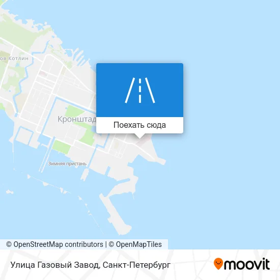 Карта Улица Газовый Завод