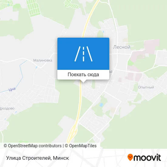 Карта Улица Строителей